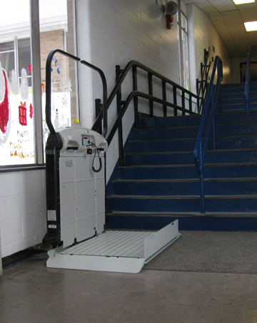 inclined wheelchair lifts